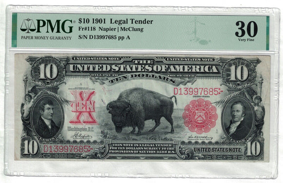 🇺🇸🇺🇸   1901  $10 TEN DOLLARS BILL 